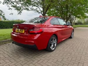 2016 BMW 2 Series 2.0 220i M Sport Coupe in Red — image 4