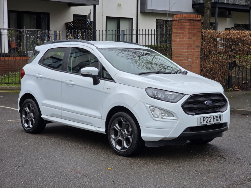 2022 Ford Ecosport 1.0t Ecoboost Gpf St-Line SUV 5dr Petrol Manual Euro 6 (s/s) (140 Ps) in White — image 1